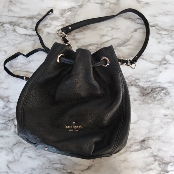 kate spade Handbags - KATE SPADE small bucket bag, black